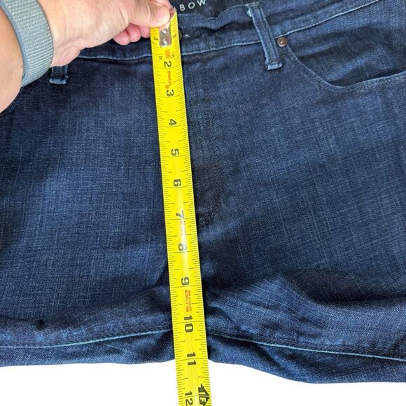 Mott & Bow Mott And Bow STRAIGHT CROSBY JEANS 36 X 30 Dark Blue Stretch Midrise - Picture 11 of 11